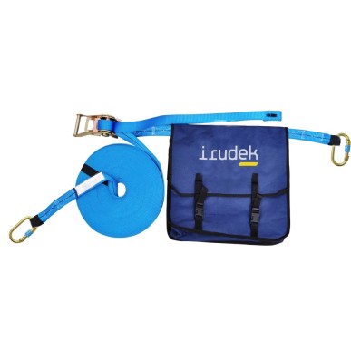 Linea vita temporanea orizzontale per due utilizzatori X2 Irudek