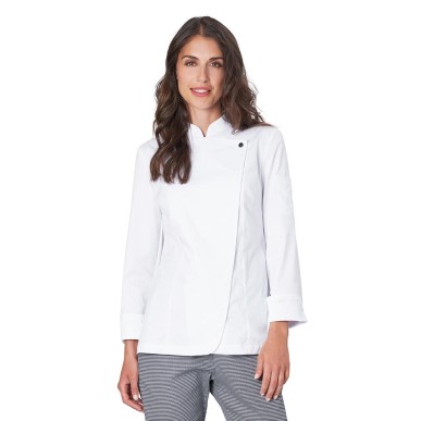 Giacca chef donna Siggi beatrice comoda fresta in tessuto stretch