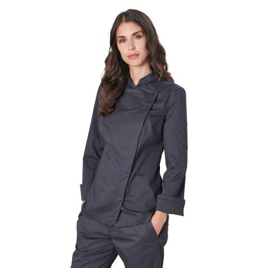 Giacca chef donna Siggi beatrice comoda fresta in tessuto stretch