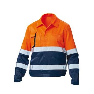Giubbino alta visibilità arancio blu navy Step One Siggi