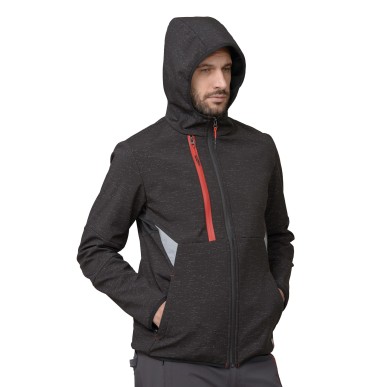 Giacca con cappuccio Softsheel FINDER Siggi