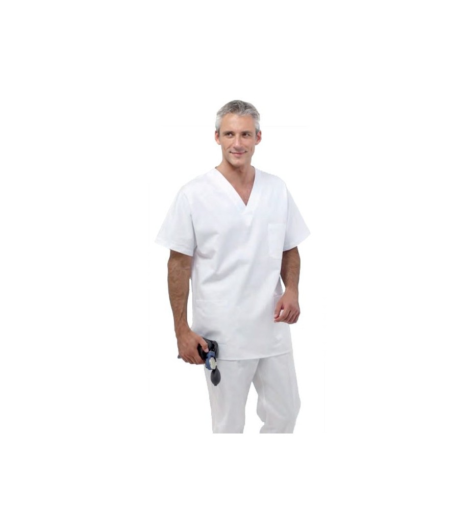 Casacca medico bianca UNISEX cotone Casacca medico bianca UNISEX cotone
