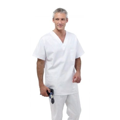 Casacca medico bianca UNISEX cotone