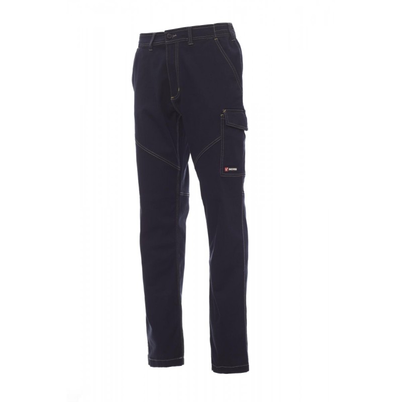 Pantaloni da Lavoro Payper Worker Stretch Elasticizzati Multitasche 98% Cotone 2% Elastan 290 g/m²