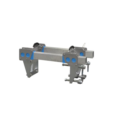 base regolabile a pinza per muretti