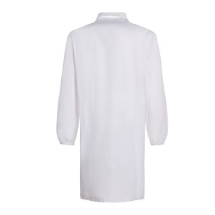 Camice ESD antistatico bianco UNI EN 1149-5