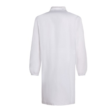 Camice ESD antistatico bianco UNI EN 1149-5