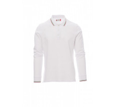 Polo Manica Lunga Piquet 210Gr Aviazione Xxs Bianco/Italia