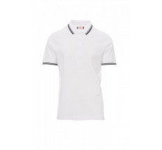 Polo Manica Corta Piquet 210Gr Skipper Xs Bianco/Blu Navy