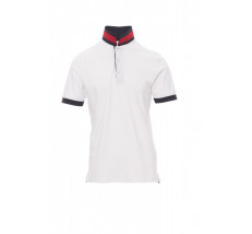 Polo Manica Corta Jersey 175Gr Memphis S Bianco/Rosso-Blu