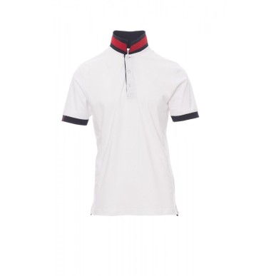 Polo Manica Corta Jersey 175Gr Memphis S Bianco/Rosso-Blu