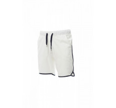 Bermuda Sportivo Felpa French Terry 200Gr Combat S Bianco/Blu Navy