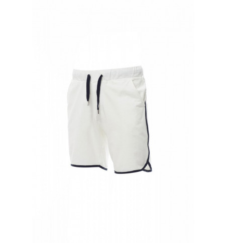 Bermuda Sportivo Felpa French Terry 200Gr Combat S Bianco/Blu Navy