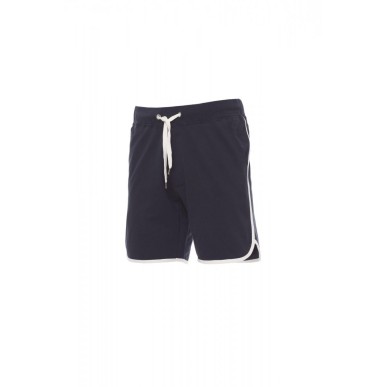 Bermuda Sportivo Felpa French Terry 200Gr Combat S Blu Navy/Bianco