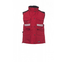 Gilet Imbottito Senza Maniche Pongee Ripstop 240T 180Gr Flight Lady S Rosso
